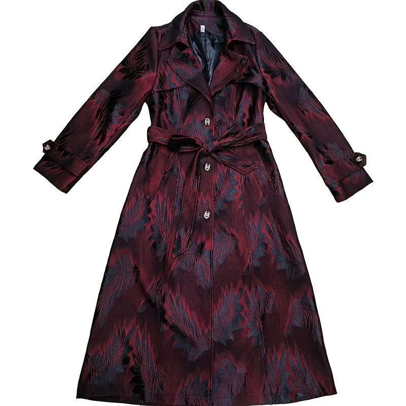 Heavy Industry Willow Leaf Pri - Trench Coat Formal 评论和价格
