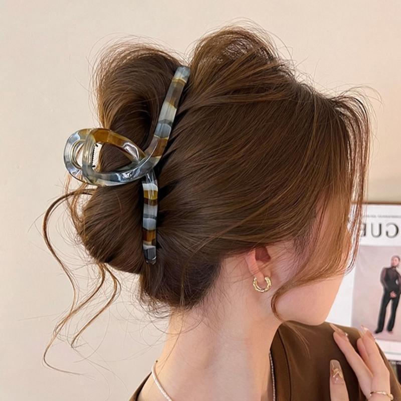 Women Large Hair Claw Clip for - Formal Wear Hairstyles For Women 评论和价格