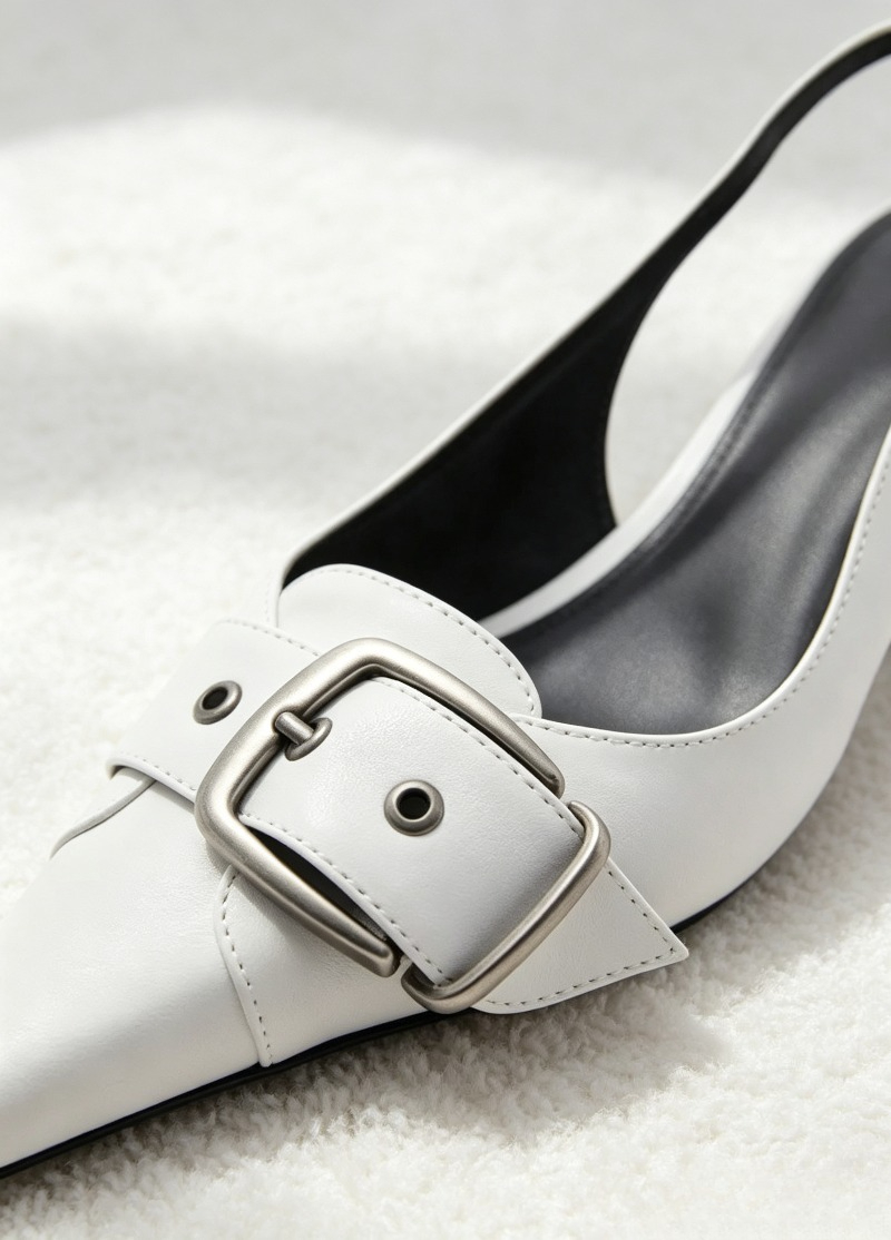 Sexy Pointed Toe Backless Desi - Slingback Heel Formal 评论和价格