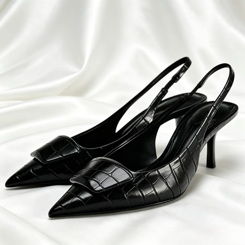 Sexy Pointed Toe Designer Pump - Slingback Heel Formal 评论和价格