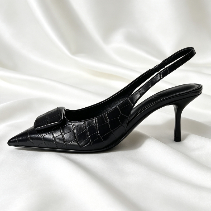 Sexy Pointed Toe Designer Pump - Slingback Heel Formal 评论和价格