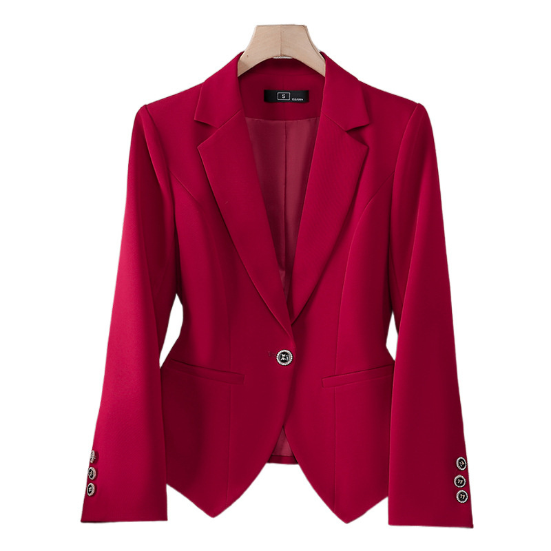 New Fashion Female Formal Blaz - Women'S Red Formal Wear 评论和价格