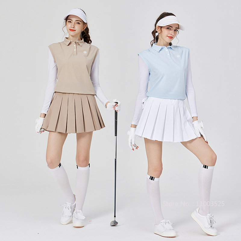 Blktee WomenPolo Top Ice Silk  - Pencil Skirt Midi 评论和价格