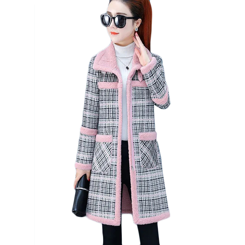 New Winter Lamb Wool Woolen Co - Trench Coat Formal 评论和价格
