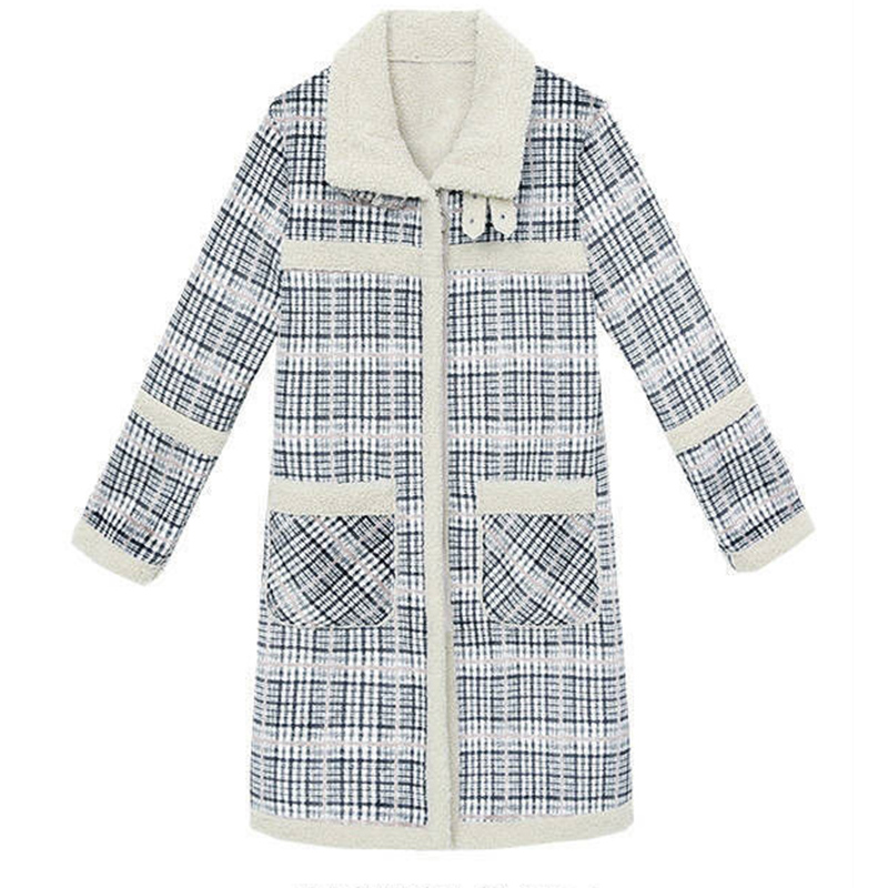 New Winter Lamb Wool Woolen Co - Trench Coat Formal 评论和价格
