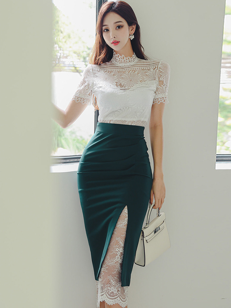 Summer Women Clothes Fashion E - Pencil Skirt Midi 评论和价格