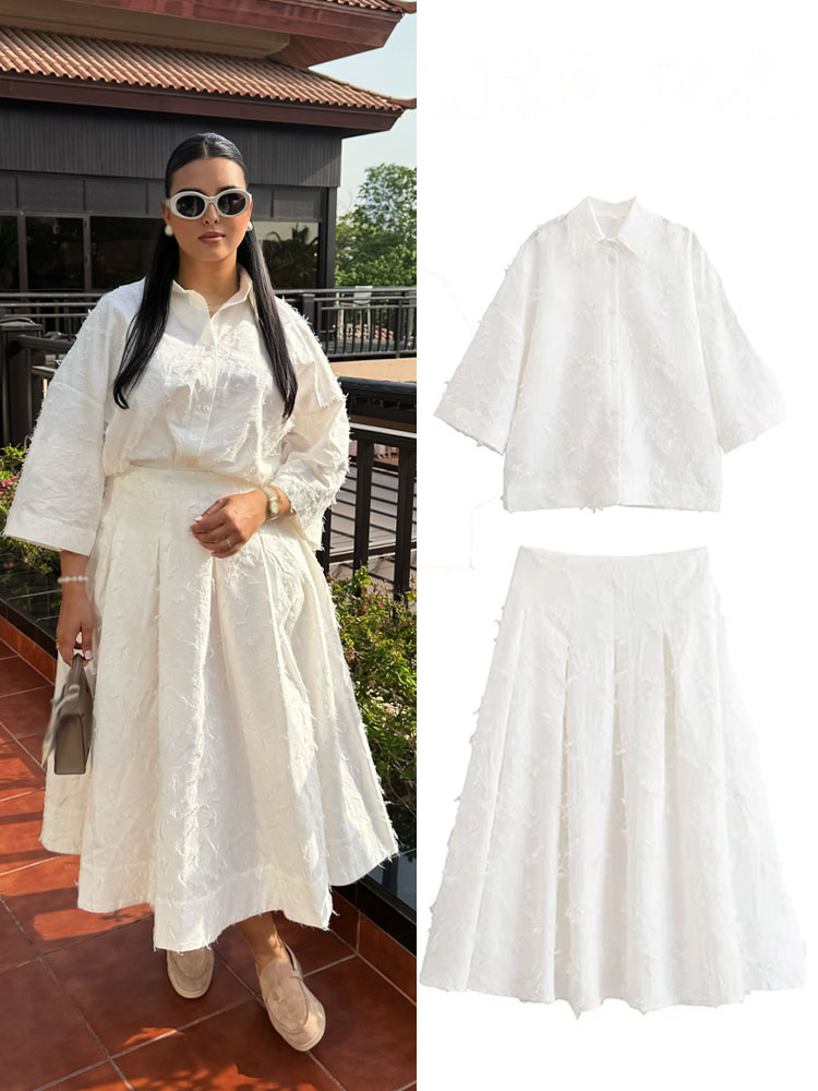 HH Women Tassel Sets White Tur - Pencil Skirt Midi 评论和价格