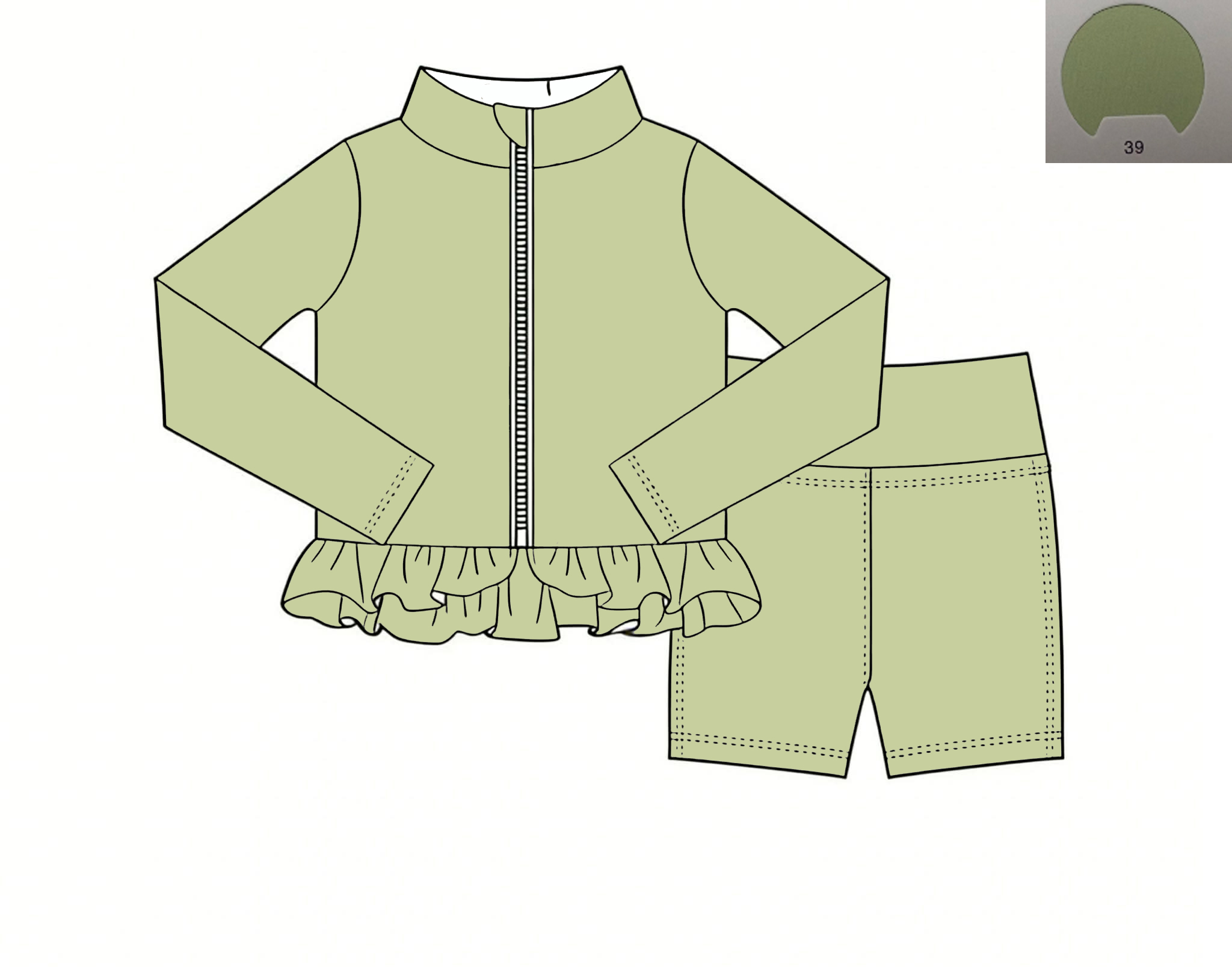 Monochrome Yoga Material Girls - Monochrome Suit Set 评论和价格