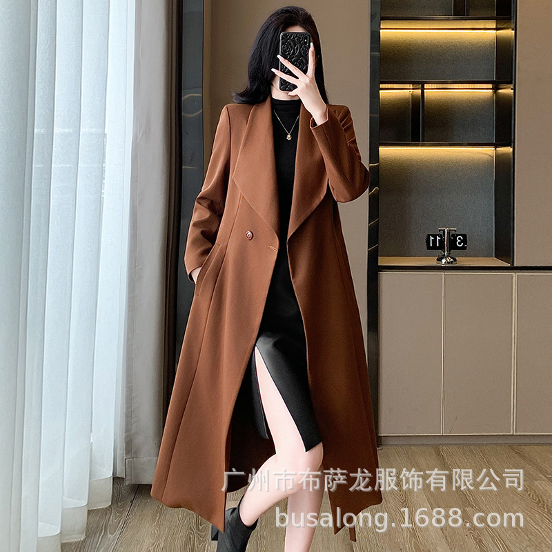 2025New autumn and winter wome - Trench Coat Formal 评论和价格