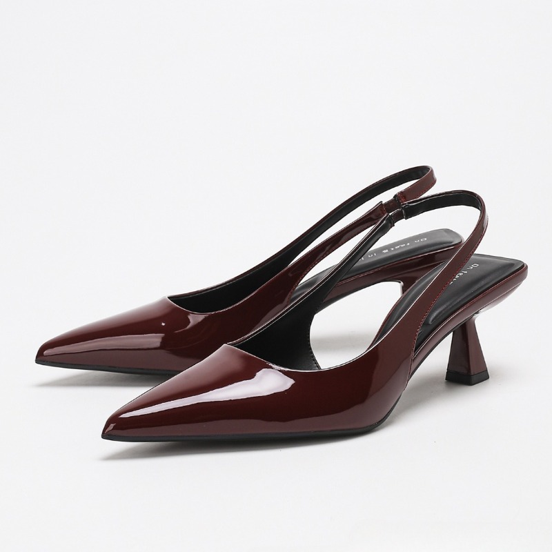 Elegant Backless High Heels Wo - Slingback Heel Formal 评论和价格