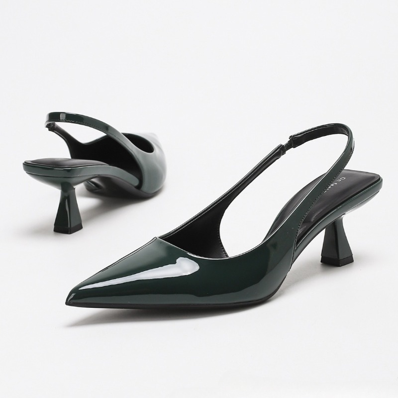 Elegant Backless High Heels Wo - Slingback Heel Formal 评论和价格