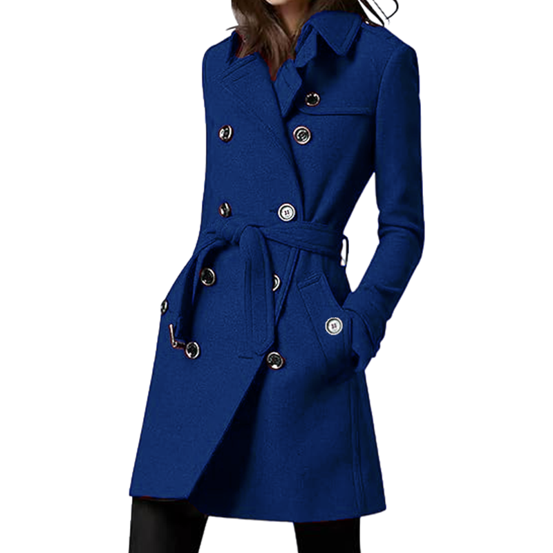 Women's Trench Coat Wool Blend - Trench Coat Formal 评论和价格