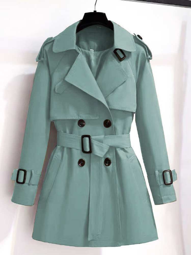 Spring Autumn Trench Coat Wome - Trench Coat Formal 评论和价格