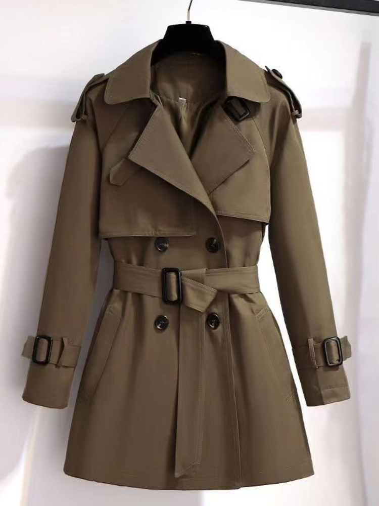Spring Autumn Trench Coat Wome - Trench Coat Formal 评论和价格