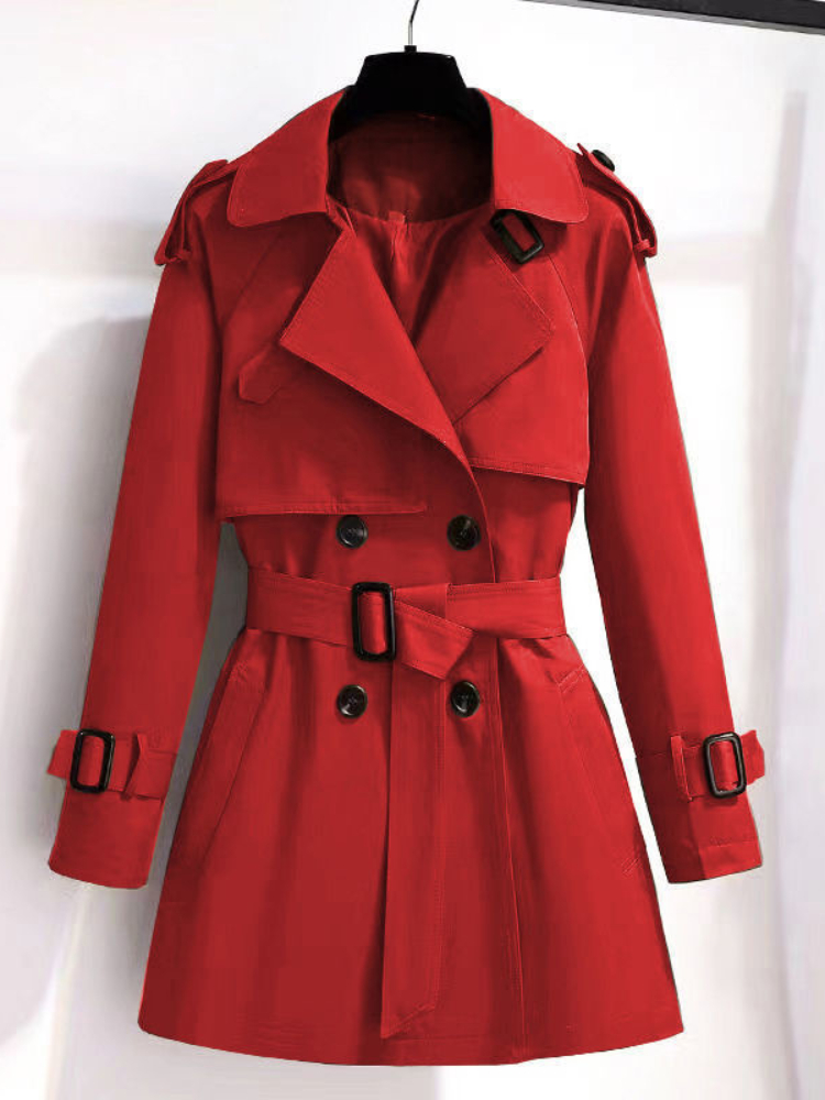 Spring Autumn Trench Coat Wome - Trench Coat Formal 评论和价格