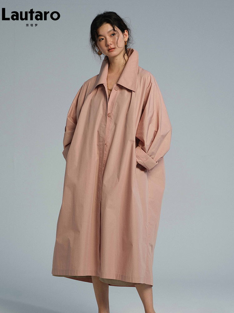 Lautaro Spring Autumn Long Ove - Trench Coat Formal 评论和价格