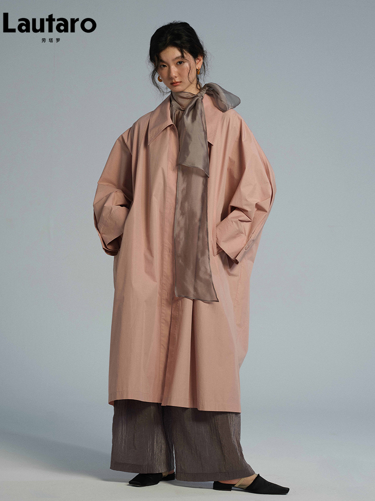 Lautaro Spring Autumn Long Ove - Trench Coat Formal 评论和价格