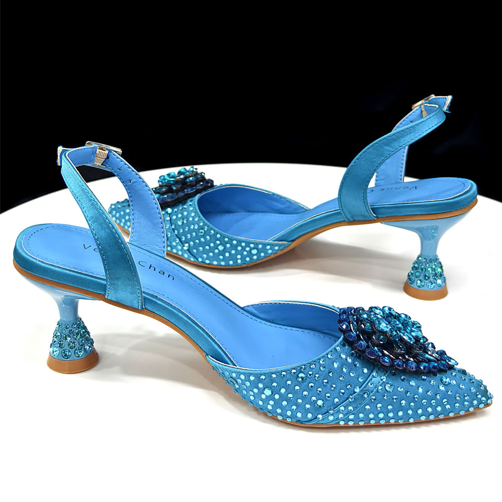 Crystal Rhinestone Heels & Clu - Slingback Heel Formal 评论和价格
