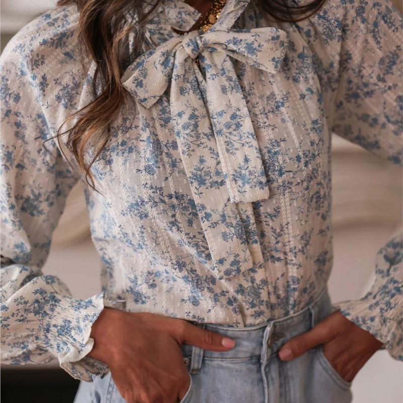 Womens Wear Bow Fashion Printe - Women'S Formal Evening Wear Tops 评论和价格