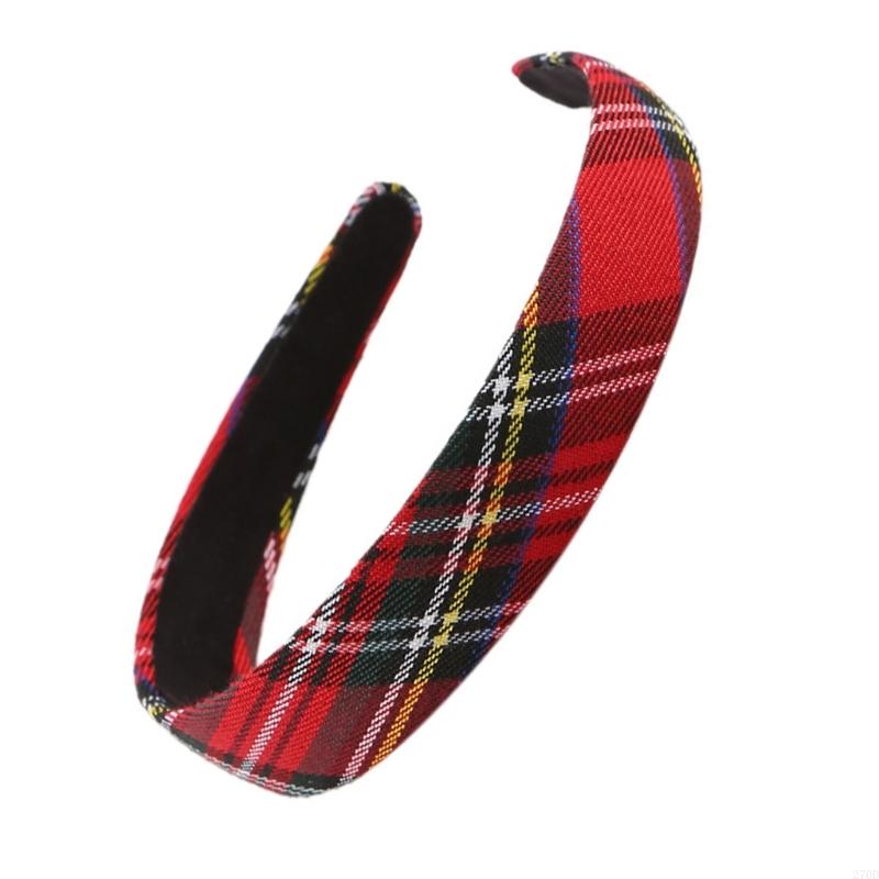 Checkered Hairhoop Fabric Wide - Formal Wear Hairstyles For Women 评论和价格