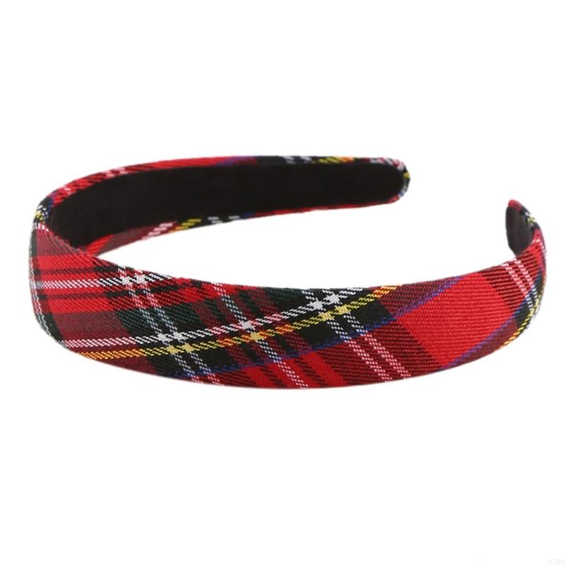 Checkered Hairhoop Fabric Wide - Formal Wear Hairstyles For Women 评论和价格