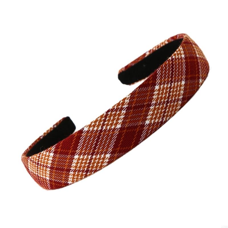 Checkered Hairhoop Fabric Wide - Formal Wear Hairstyles For Women 评论和价格