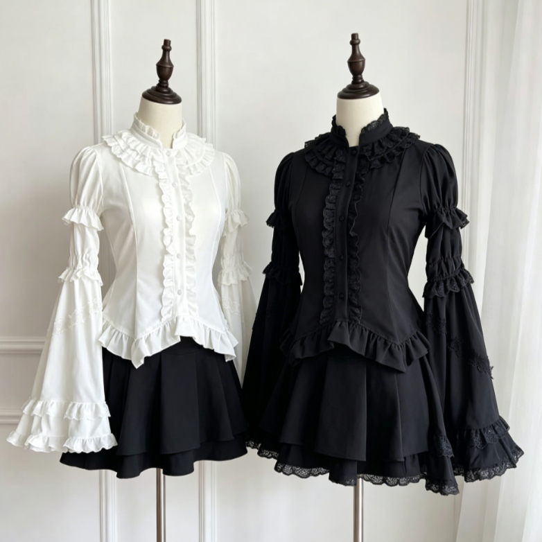 Kawaii Japanese Lolita Blouse  - Women'S Formal Evening Wear Tops 评论和价格