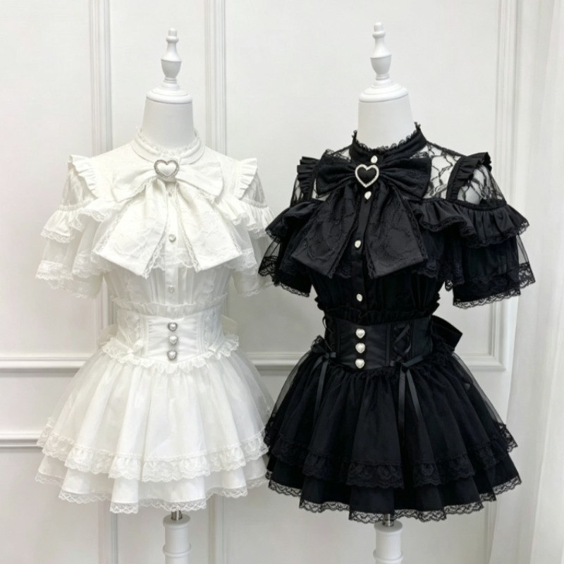 Kawaii Japanese Lolita Blouse  - Women'S Formal Evening Wear Tops 评论和价格